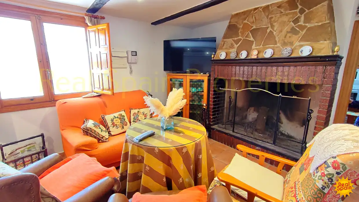 Sala de estar de Finca rústica en venta en Vélez-Rubio con Terraza y Piscina