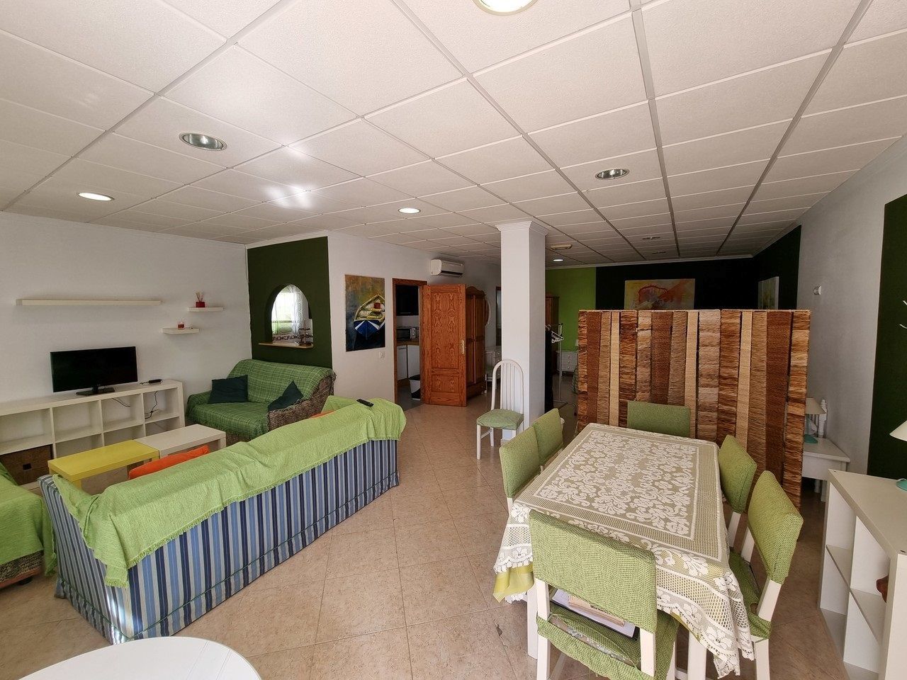 Sala de estar de Piso en venta en Mojácar