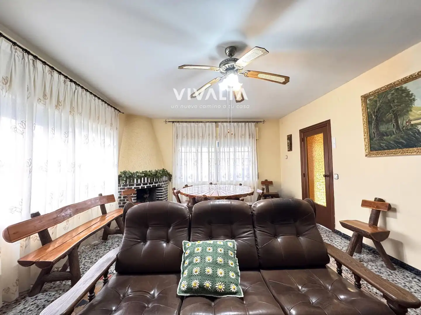 Sala de estar de Casa o chalet en venta en Perales de Tajuña con Aire acondicionado, Calefacción y Terraza