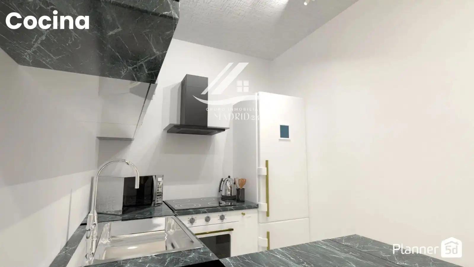 Cocina de Piso en venta en Madrid con Aire acondicionado, Trastero y Amueblado