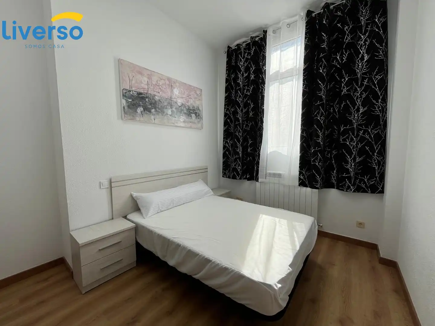 Bedroom of Flat for share in Burgos  with Heating, Furnished and Alarm