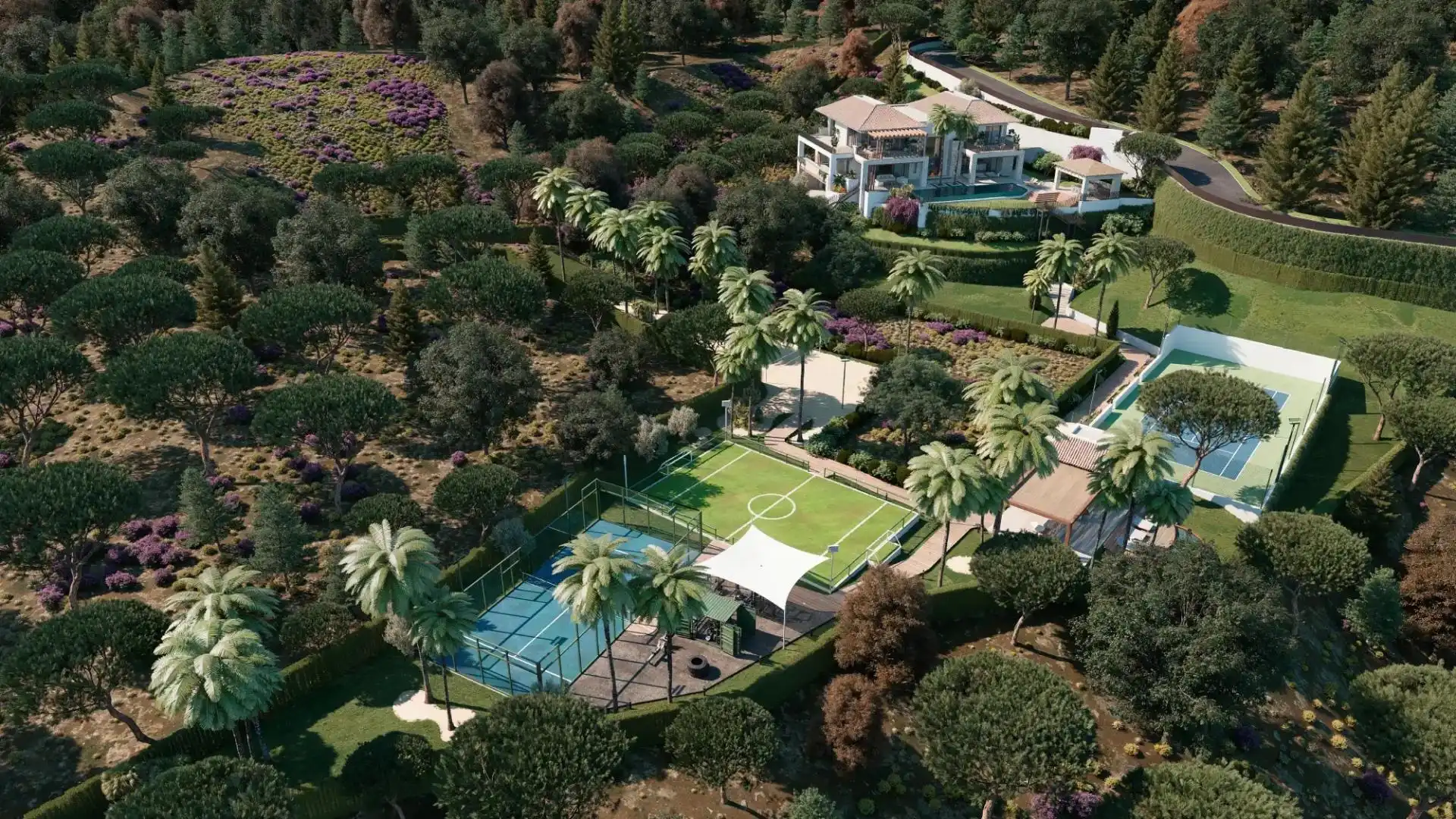 Jardín de Casa o chalet en venta en Benahavís