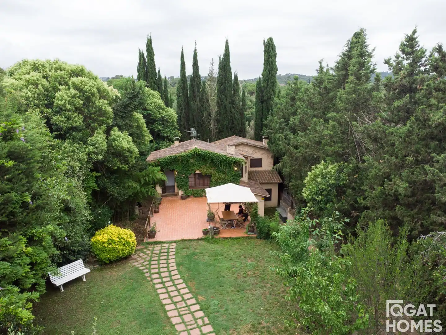 Jardín de Casa o chalet en venta en Sant Cugat del Vallès con Aire acondicionado, Calefacción y Terraza