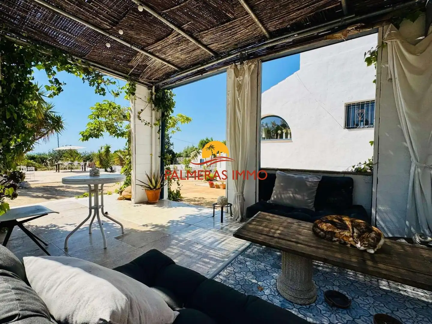Terraza de Finca rústica en venta en L'Ametlla de Mar  con Trastero y Piscina