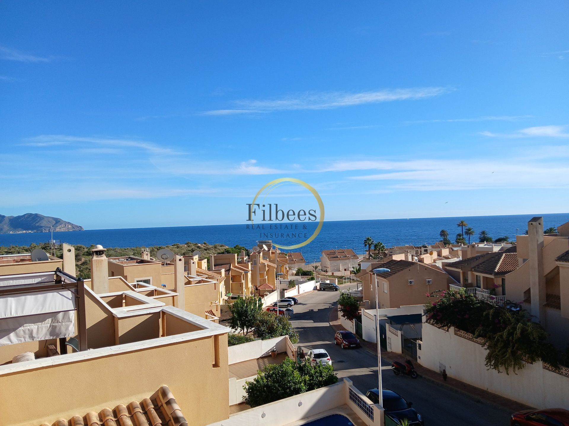 Exterior view of Single-family semi-detached for sale in Mazarrón  with Terrace, Storage room and Furnished