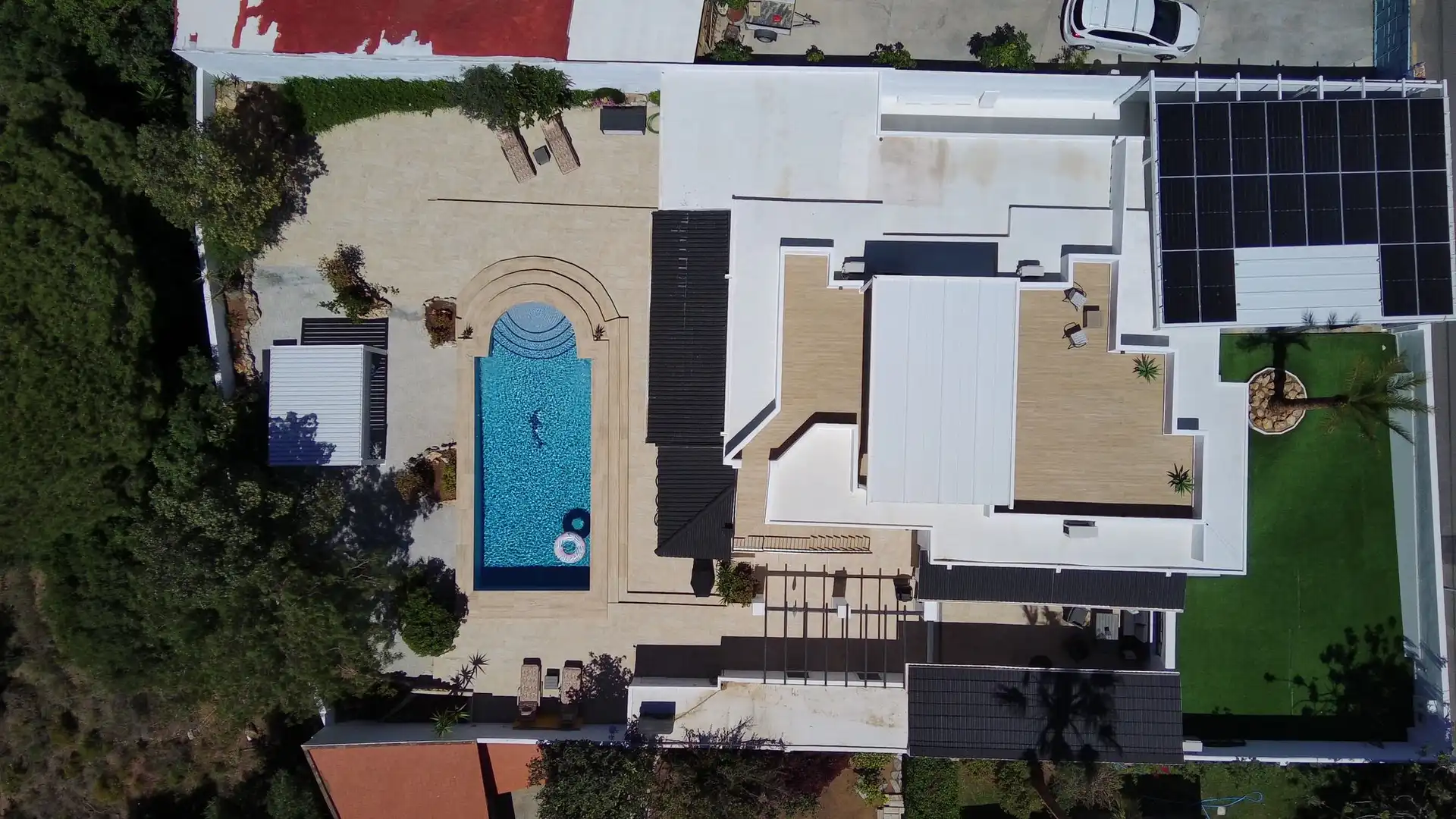 Swimming pool of Houses for sale in Benalmádena  with Terrace