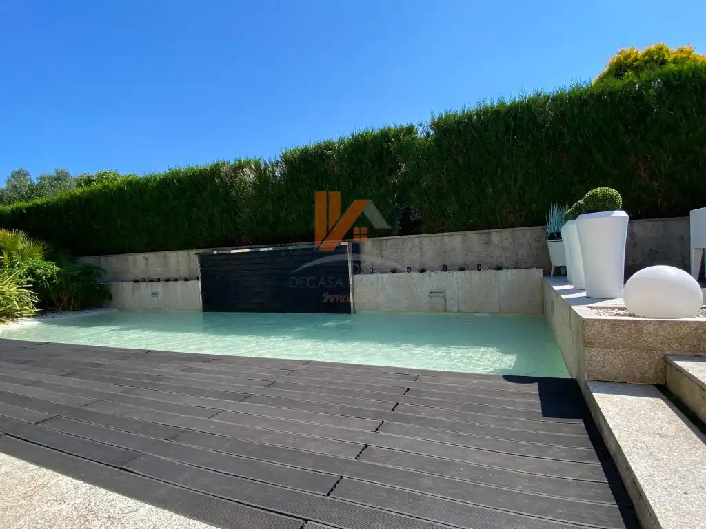 Piscina de Casa o chalet en venta en Ames con Jardín privado, Terraza y Piscina