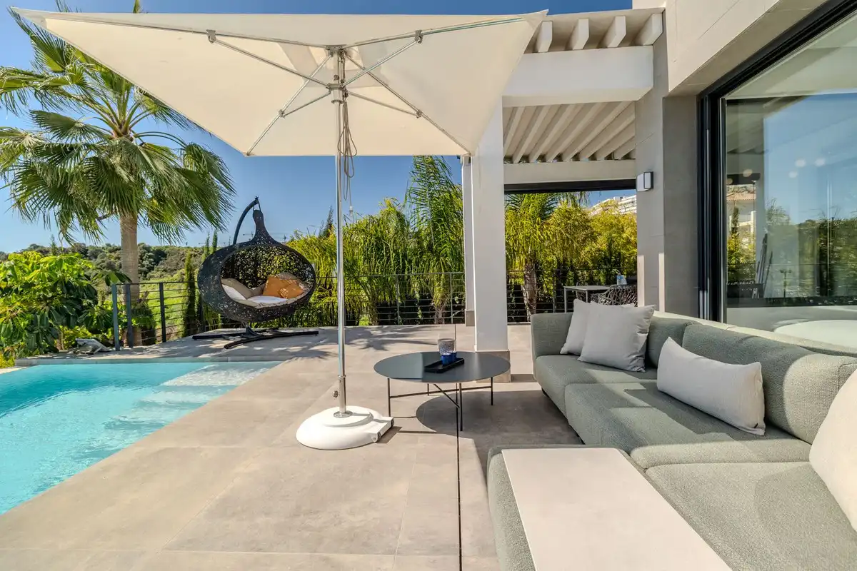 Terrace of Houses for sale in Mijas  with Air Conditioner, Private garden and Terrace