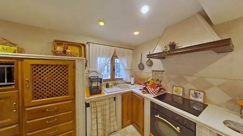 Cocina de Casa o chalet en venta en Bustarviejo con Calefacción, Parquet y Terraza