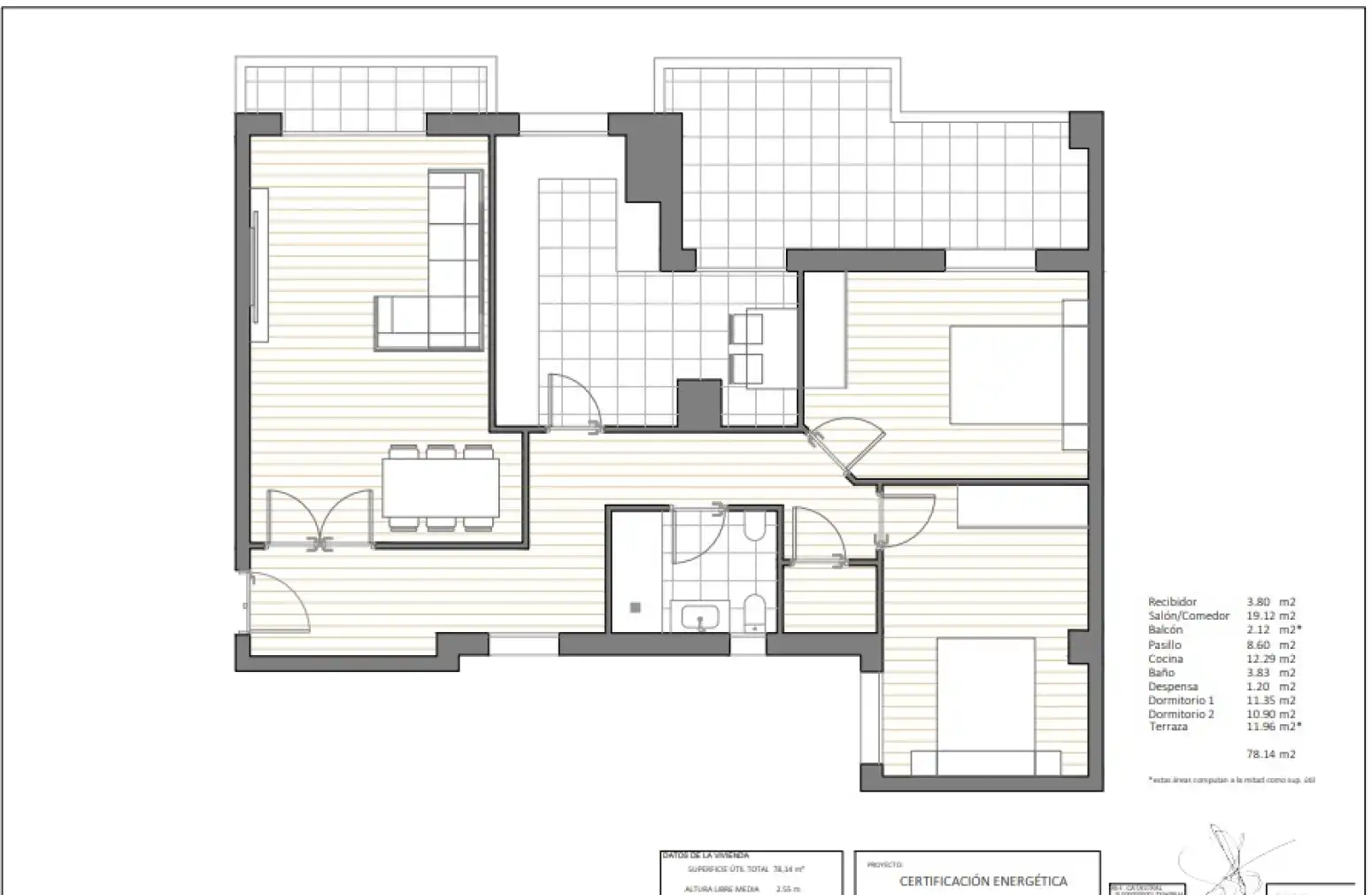 Piso en venta en Burlada / Burlata con Calefacción, Parquet y Terraza