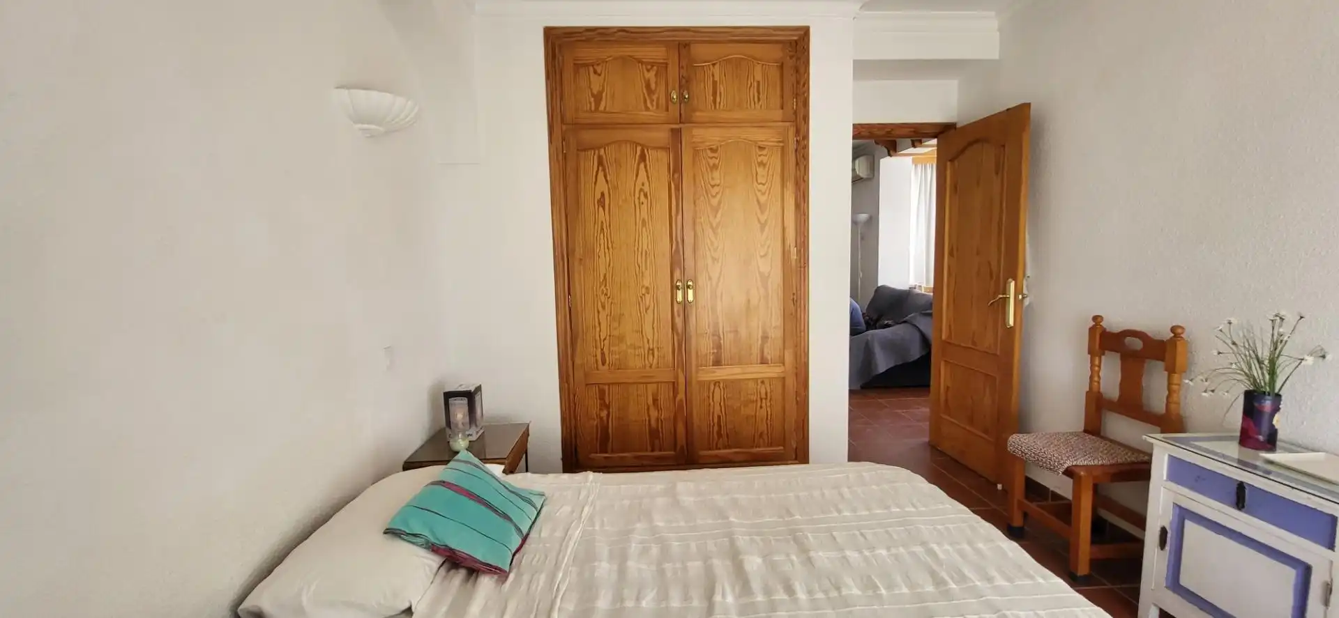 Bedroom of Flat for rent in Marbella  with Air Conditioner, Heating and Terrace