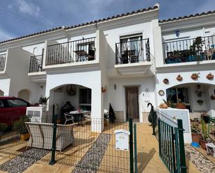 Exterior view of Single-family semi-detached for sale in Los Gallardos  with Air Conditioner, Terrace and Swimming Pool