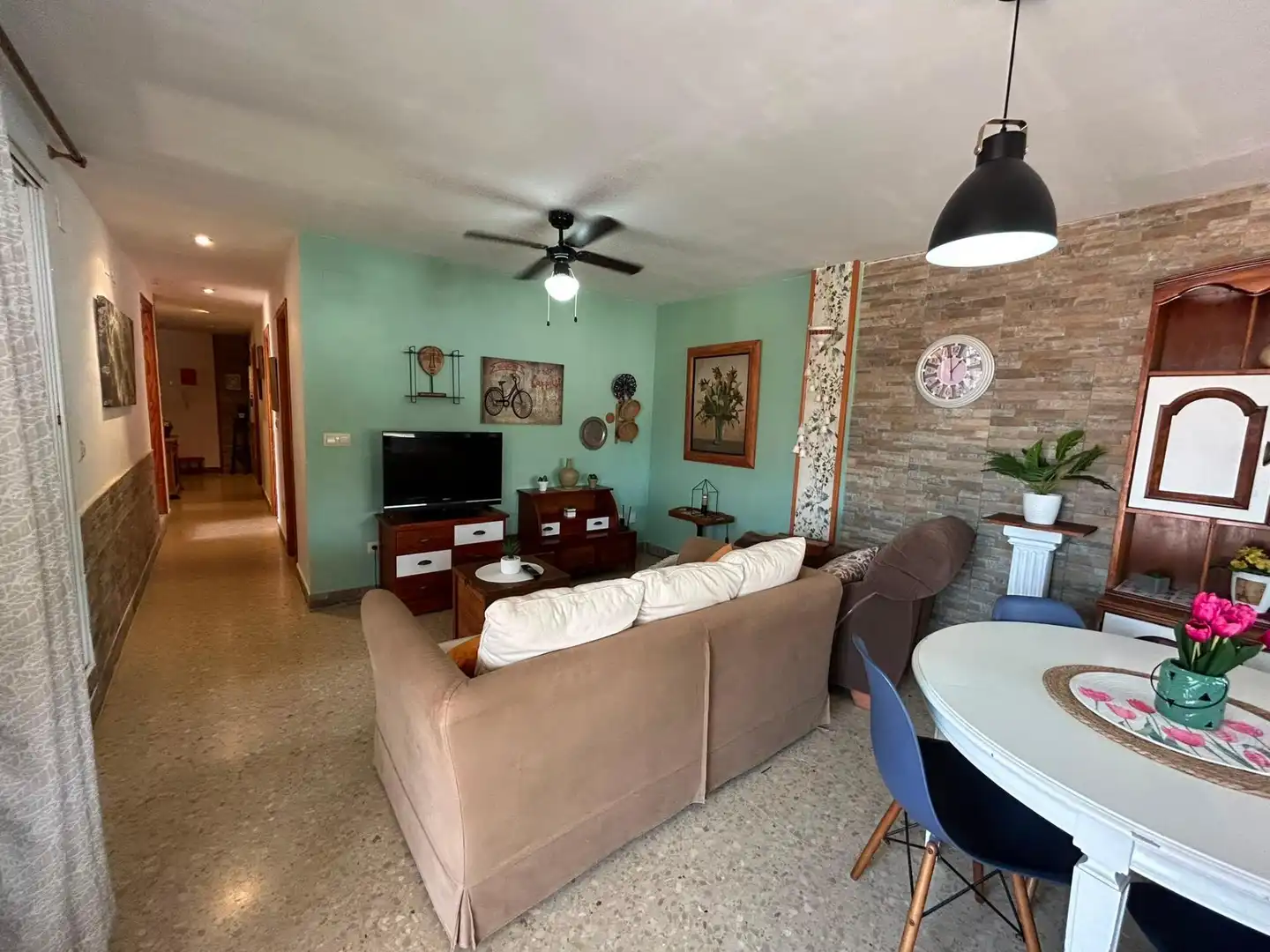 Sala de estar de Apartamento en venta en Cullera con Aire acondicionado, Terraza y Trastero