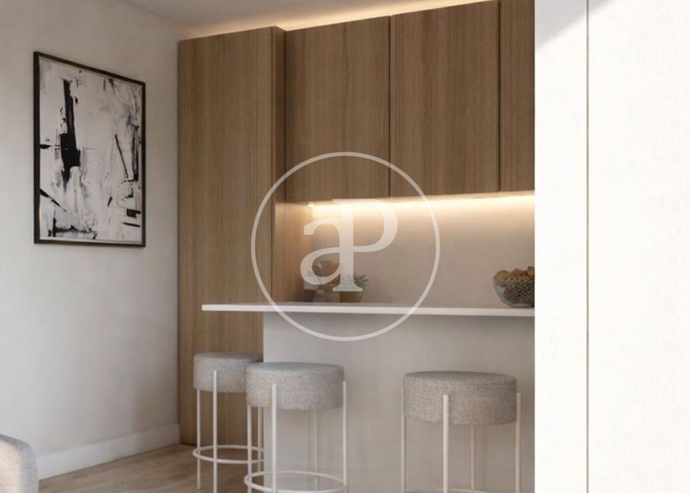 Küche von Wohnung zum Verkauf in  Madrid Capital mit Klimaanlage, Heizung und Möbliert