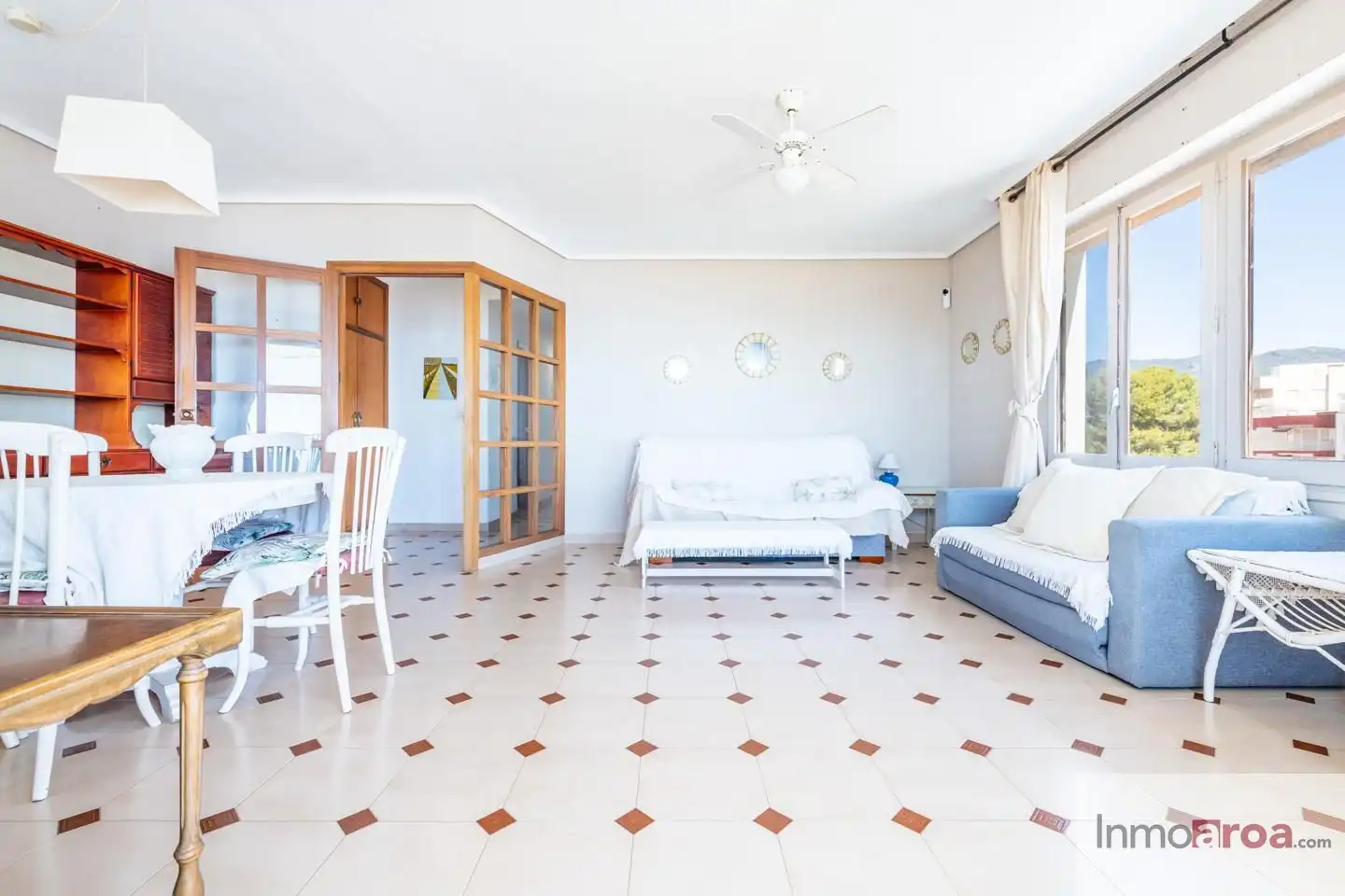 Wohnzimmer von Wohnung zum Verkauf in Benicasim / Benicàssim mit Terrasse und Gemeinschaftspool