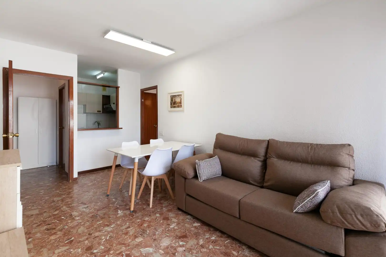 Sala d'estar de Apartament en venda en Salou amb Jardí privat, Moblat i Forn