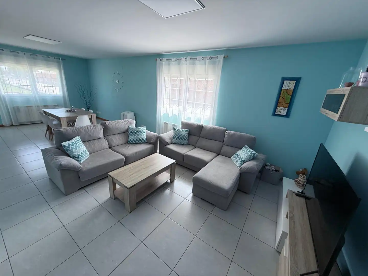 Sala de estar de Casa o chalet en venta en Sanchonuño con Calefacción, Jardín privado y Trastero