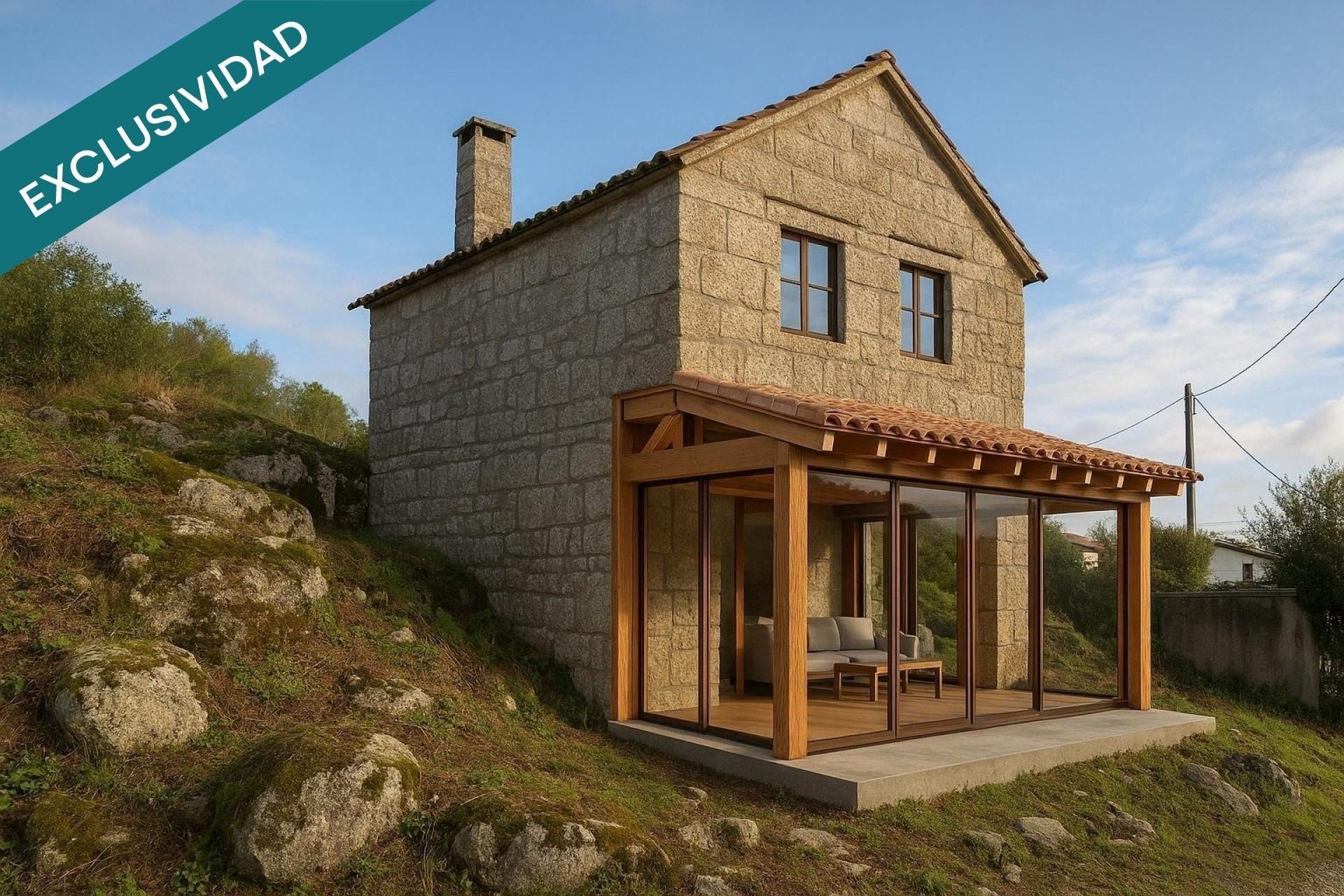Exterior view of Country house for sale in Pontevedra Capital 