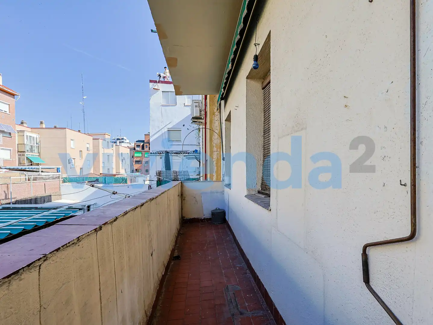 Balcony of Flat for sale in Madrid  with Heating, Terrace and Storage room