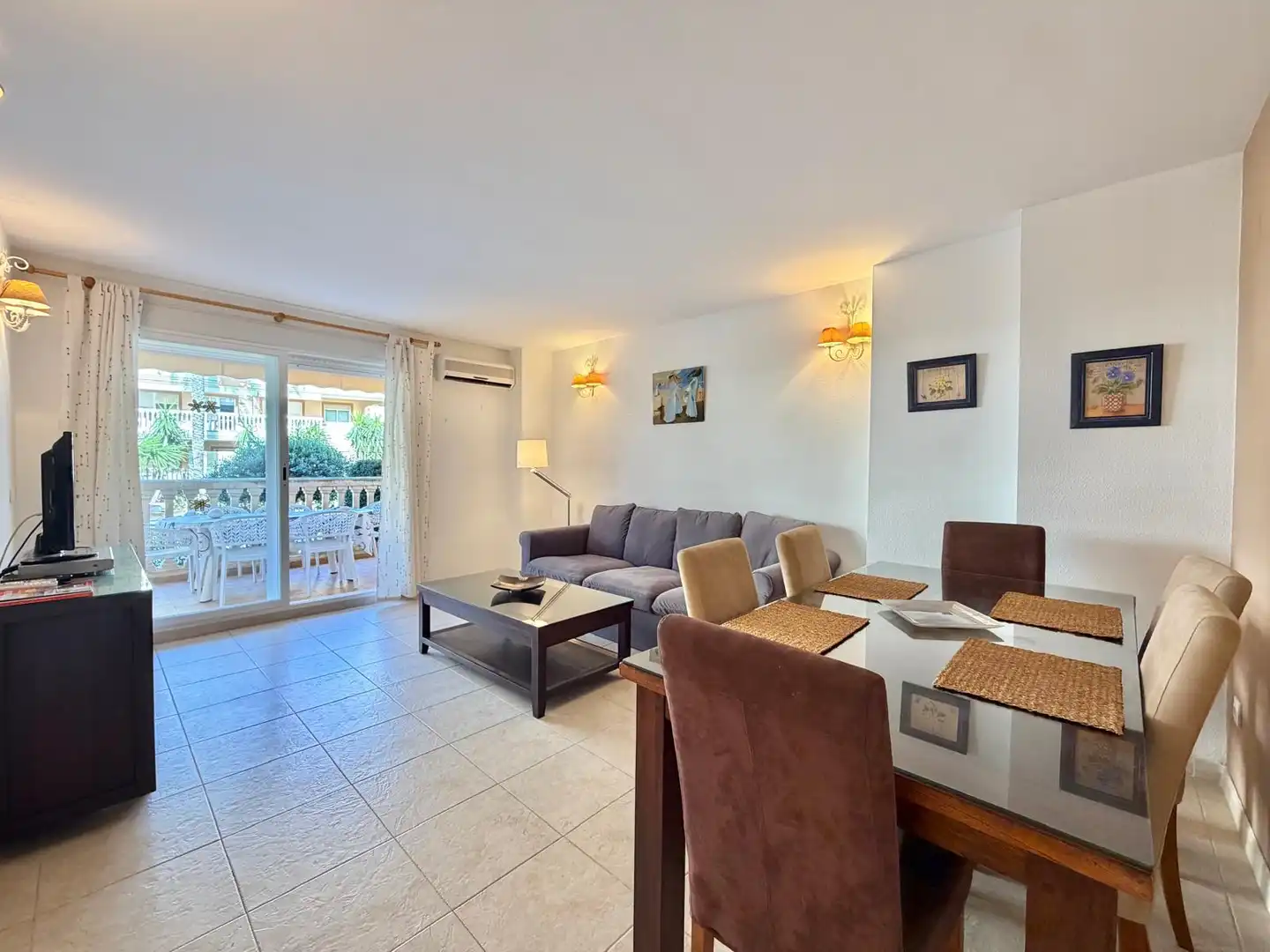 Living room of Apartments for sale in Jávea / Xàbia  with Air Conditioner, Heating and Private garden
