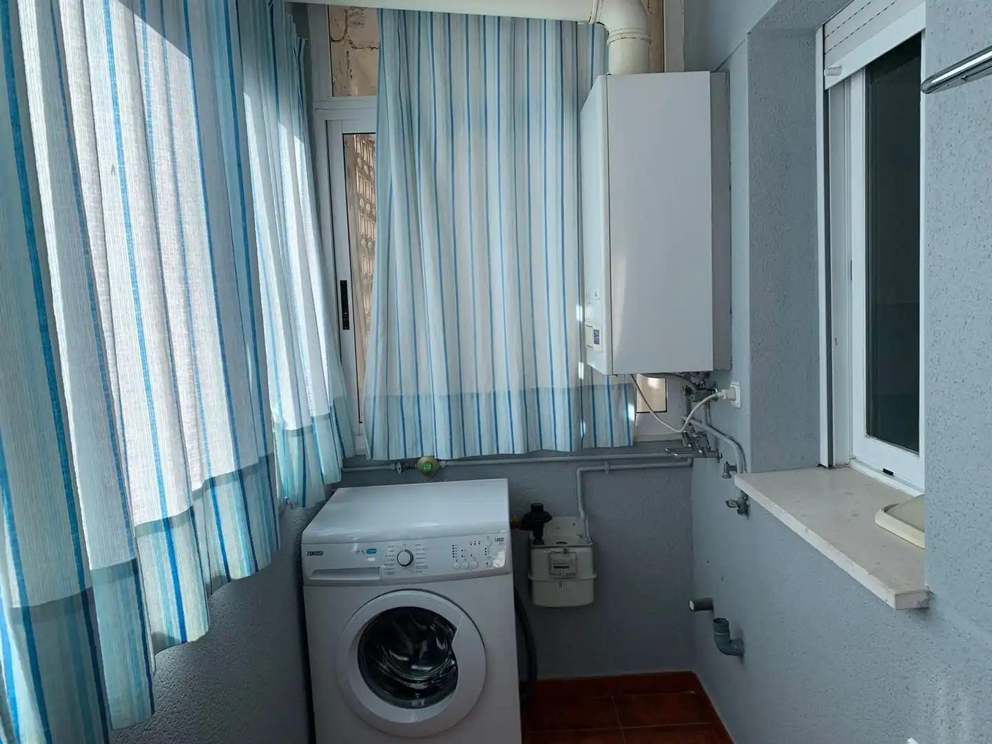 Baño de Dúplex de alquiler en Cáceres con Calefacción