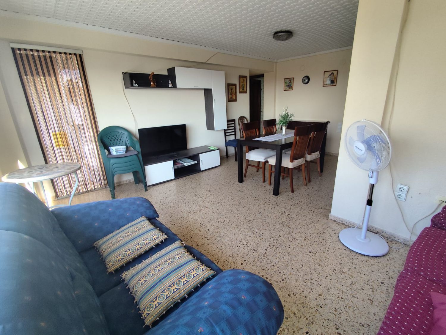 Wohnzimmer von Wohnungen zum verkauf in Burriana / Borriana mit Terrasse und Möbliert