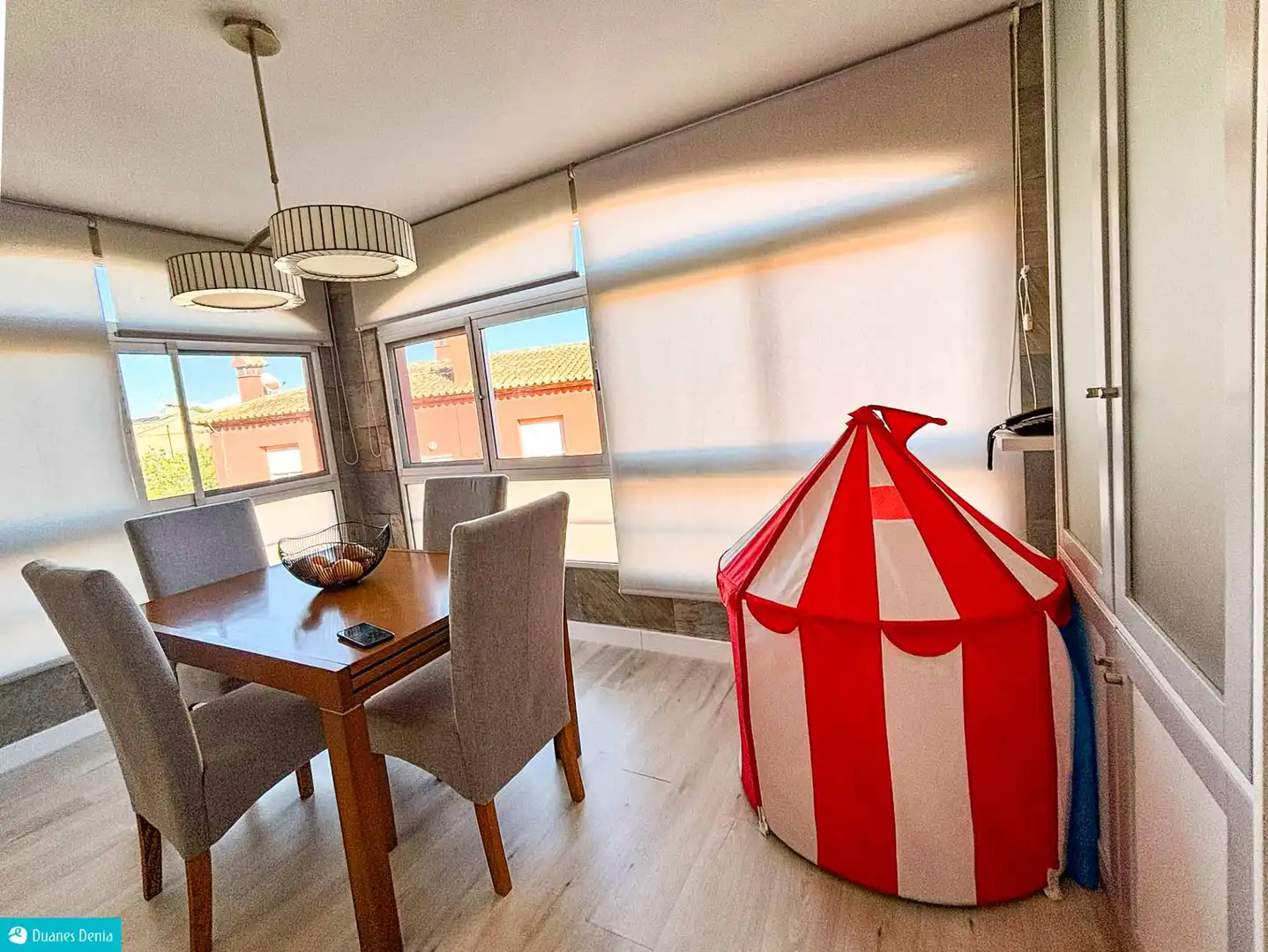 Dining room of Detached homes for sale in Dénia  with Air Conditioner, Private garden and Terrace