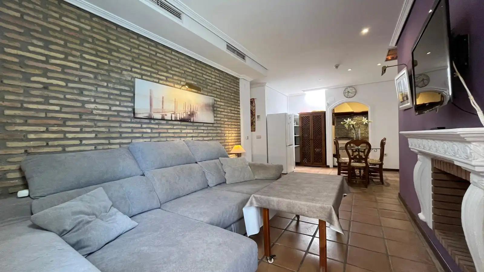 Wohnzimmer von Wohnung zum Verkauf in San Fernando mit Klimaanlage, Terrasse und Alarm
