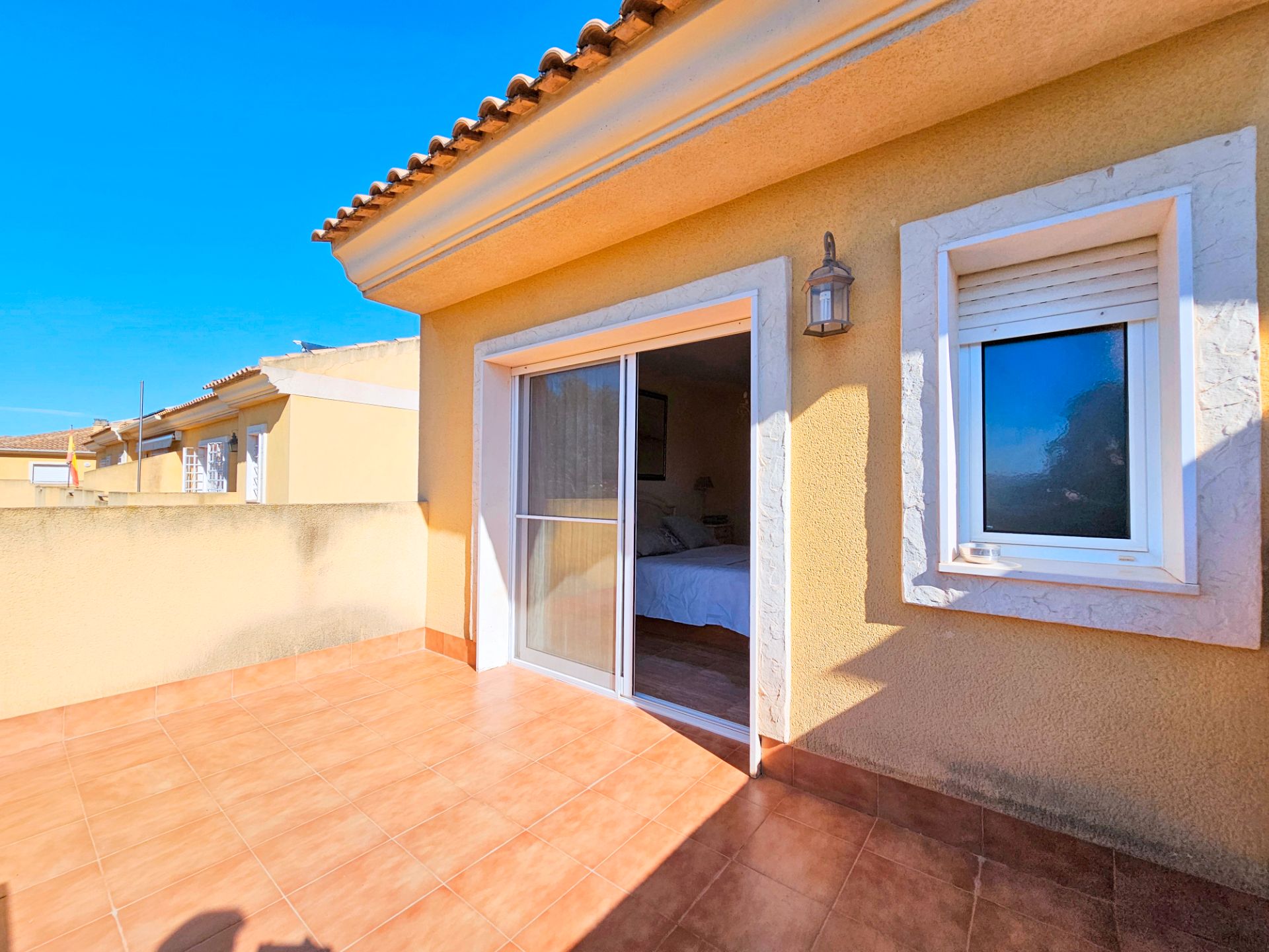 Exterior view of Single-family semi-detached for sale in Cartagena  with Air Conditioner, Heating and Private garden