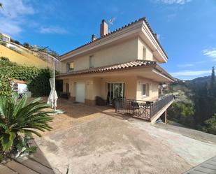 Exterior view of House or chalet for sale in Sant Fost de Campsentelles  with Air Conditioner, Heating and Private garden