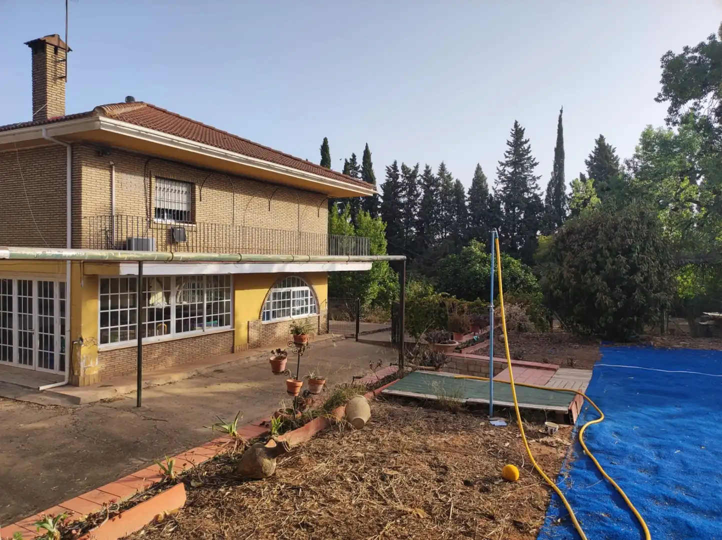 Exterior view of Houses for sale in Bollullos de la Mitación  with Air Conditioner, Heating and Private garden