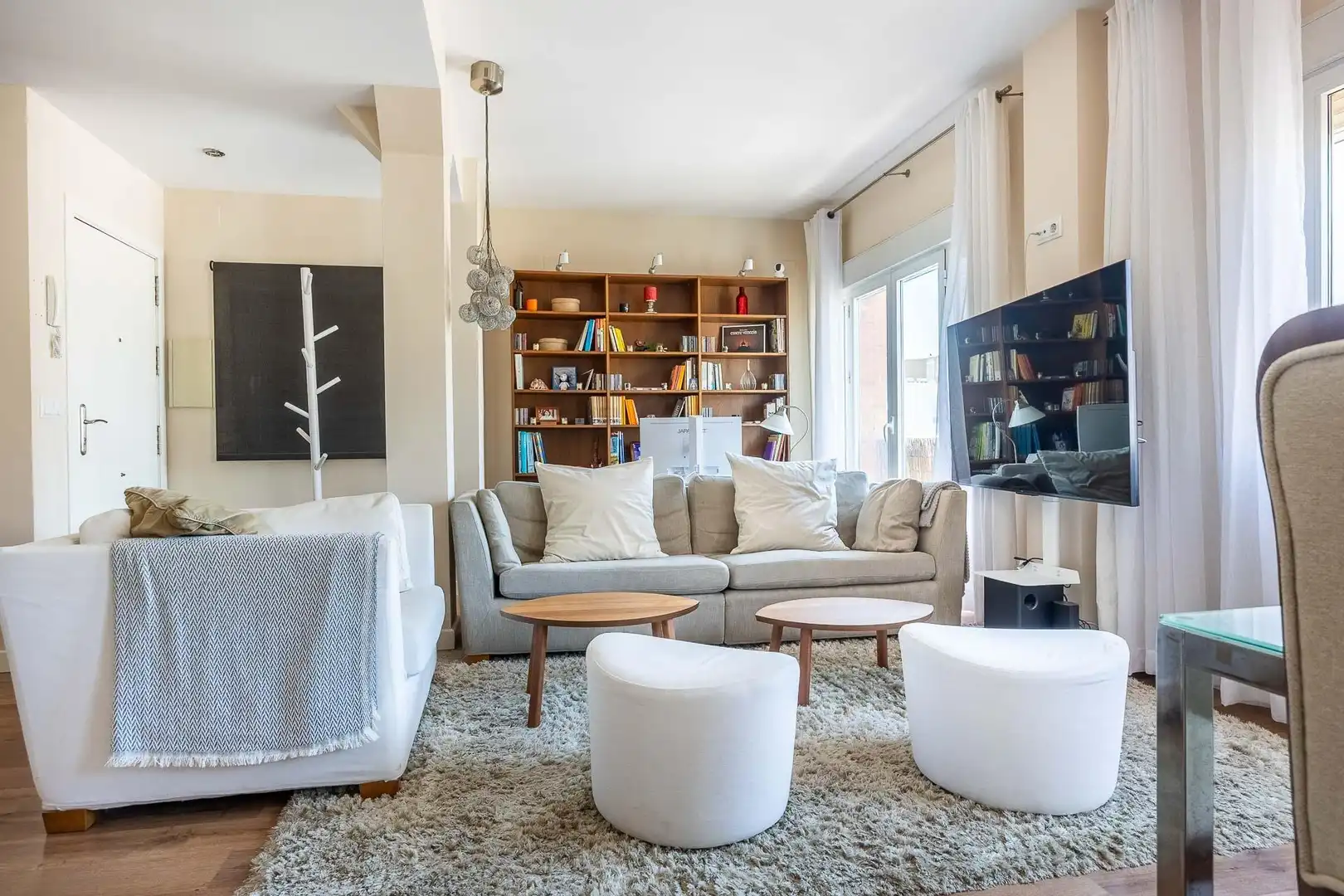 Sala de estar de Piso en venta en Sevilla con Aire acondicionado, Calefacción y Balcón