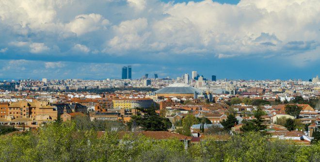 Vista exterior de Residencial en venda en  Madrid Capital