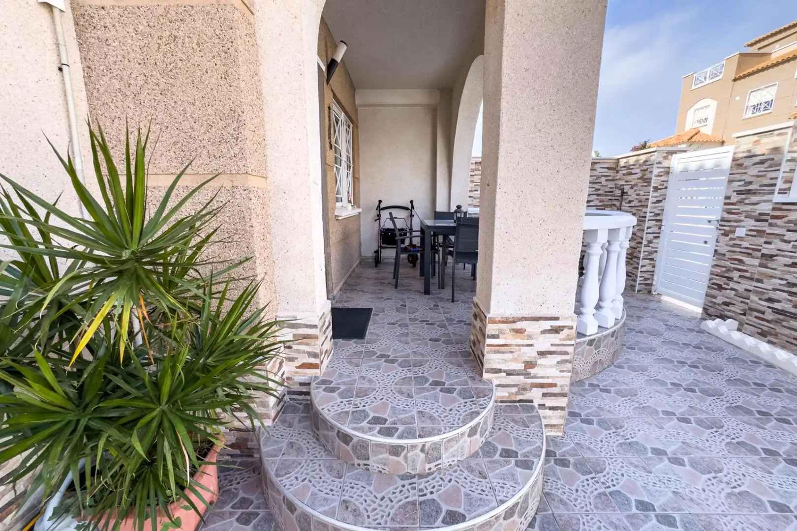 Terrassa de Casa adosada en venda en Torrevieja amb Aire condicionat, Jardí privat i Terrassa