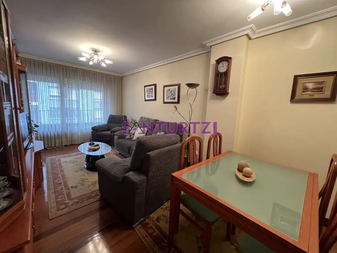 Living room of Flat for sale in Santurtzi   with Heating and Balcony