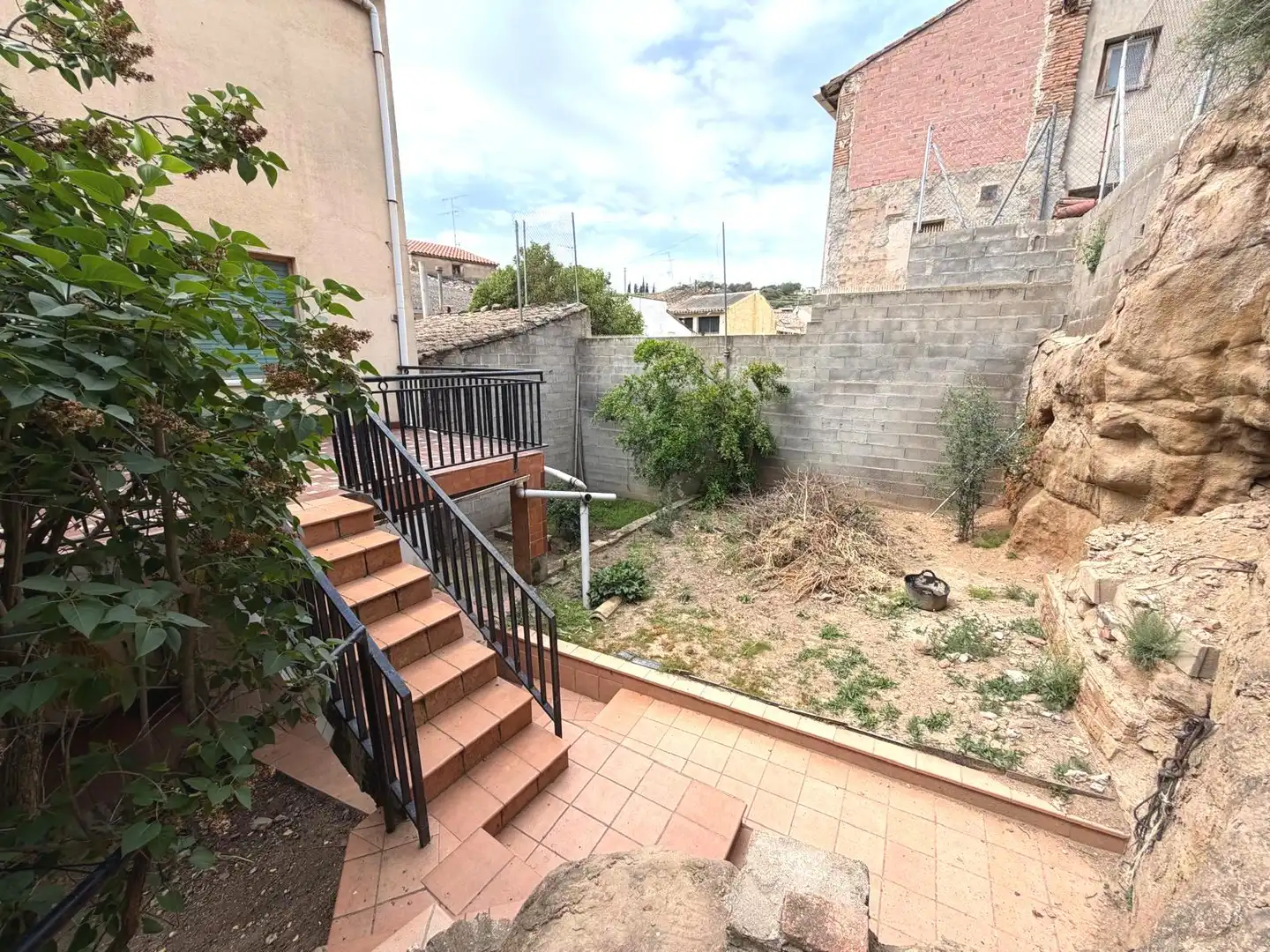 Terrassa de Casa o xalet en venda en Tamarite de Litera amb Calefacció, Jardí privat i Terrassa