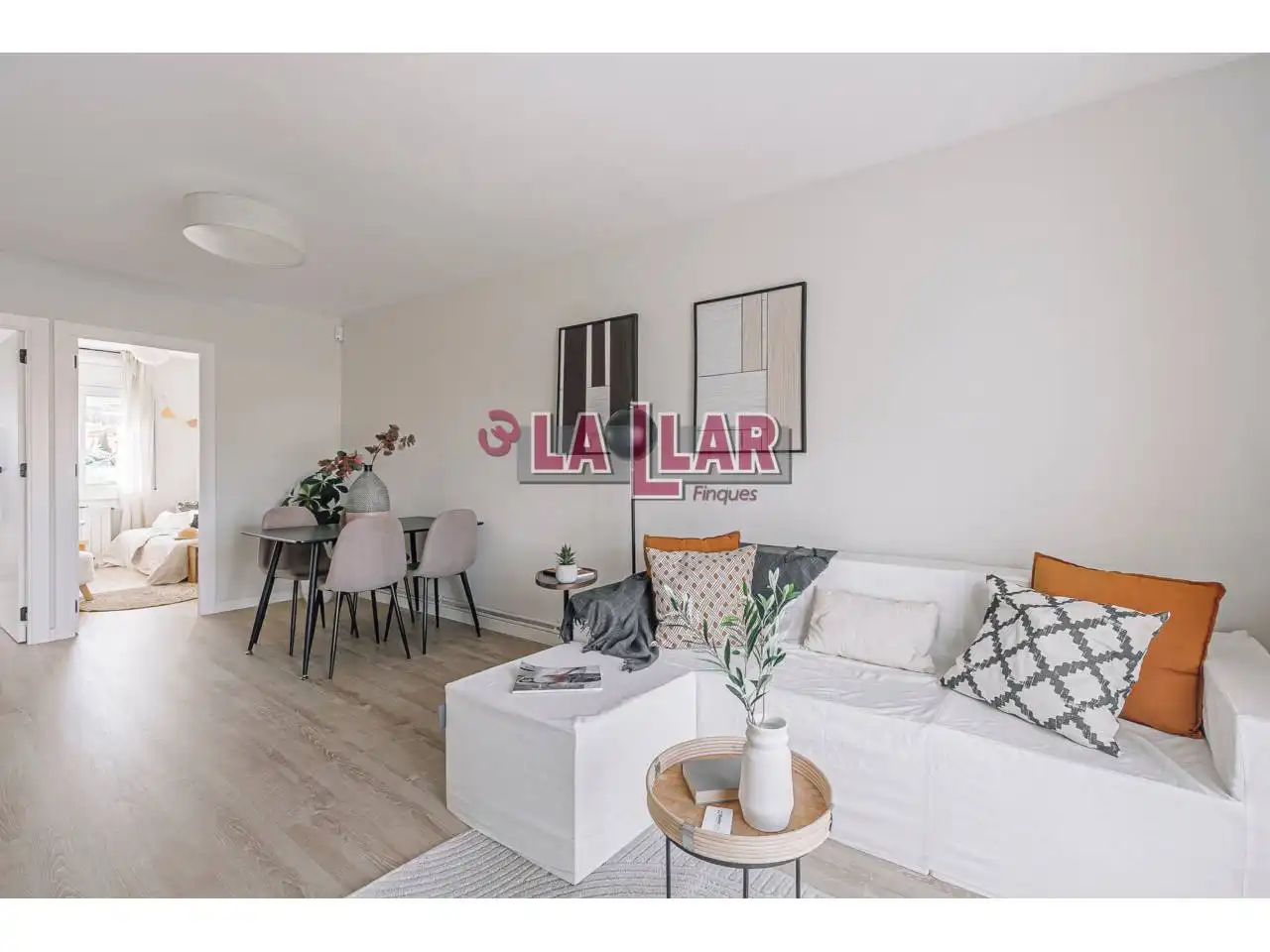 Sala d'estar de Àtic en venda en Montornès del Vallès amb Aire condicionat, Calefacció i Parquet