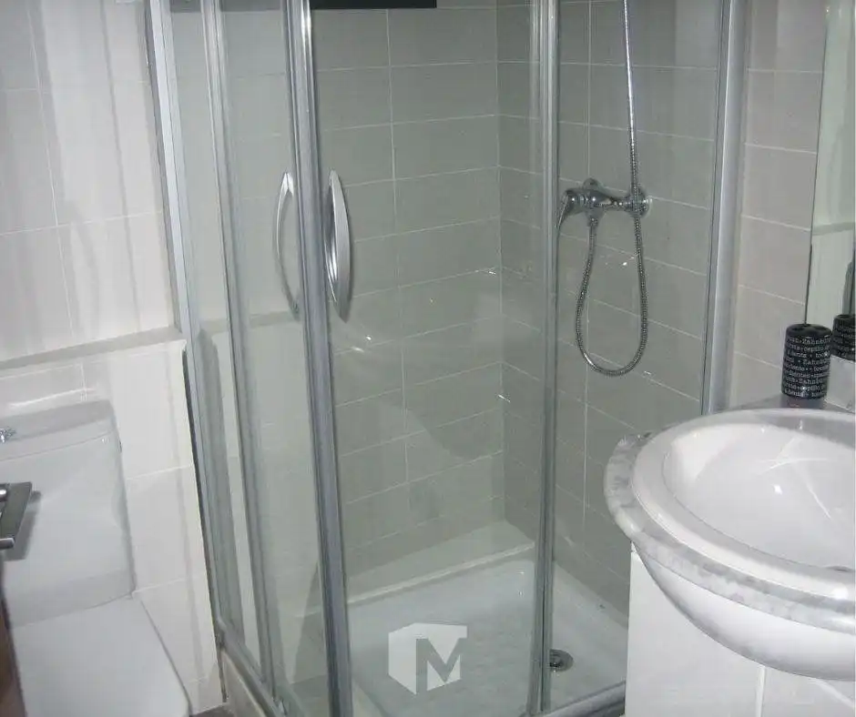 Badezimmer von Wohnung zur Miete in Santa Eugènia de Berga mit Heizung und Terrasse