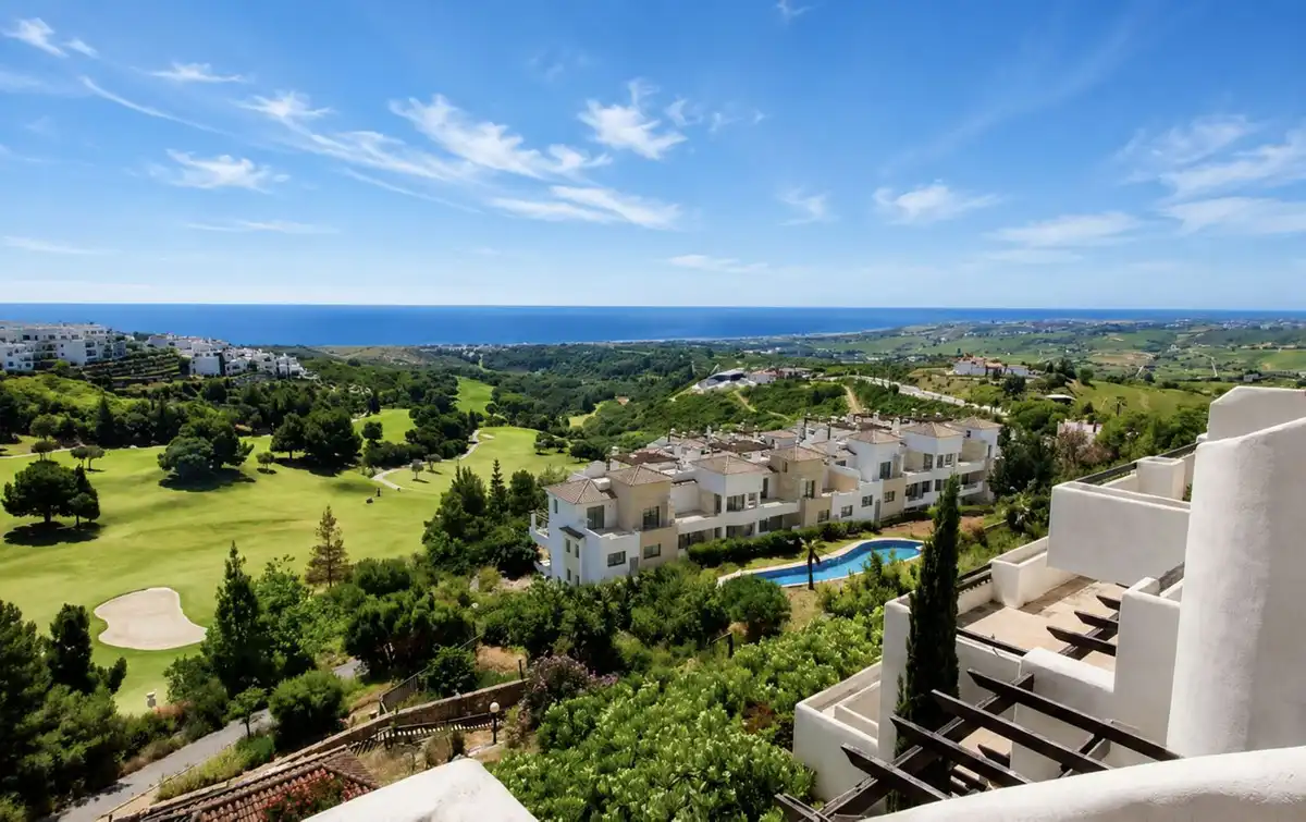 Exterior view of Apartments for sale in Casares  with Air Conditioner, Private garden and Terrace