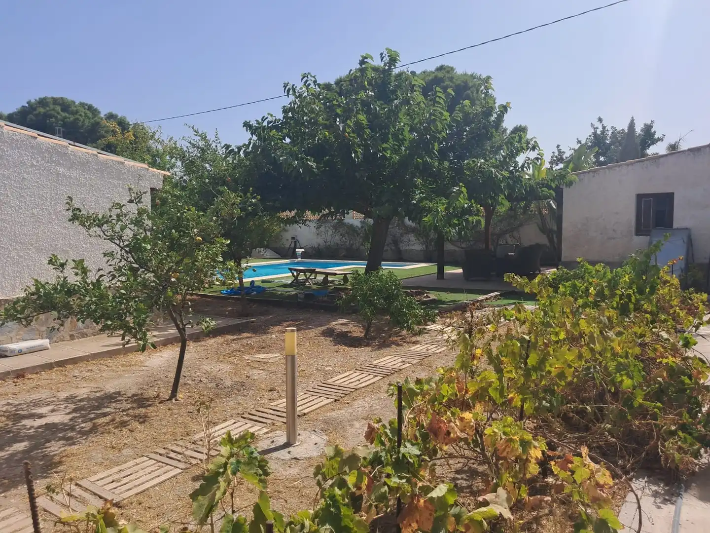 Schwimmbecken von Haus oder Chalet zur Miete in Mutxamel mit Klimaanlage, Terrasse und Schwimmbad