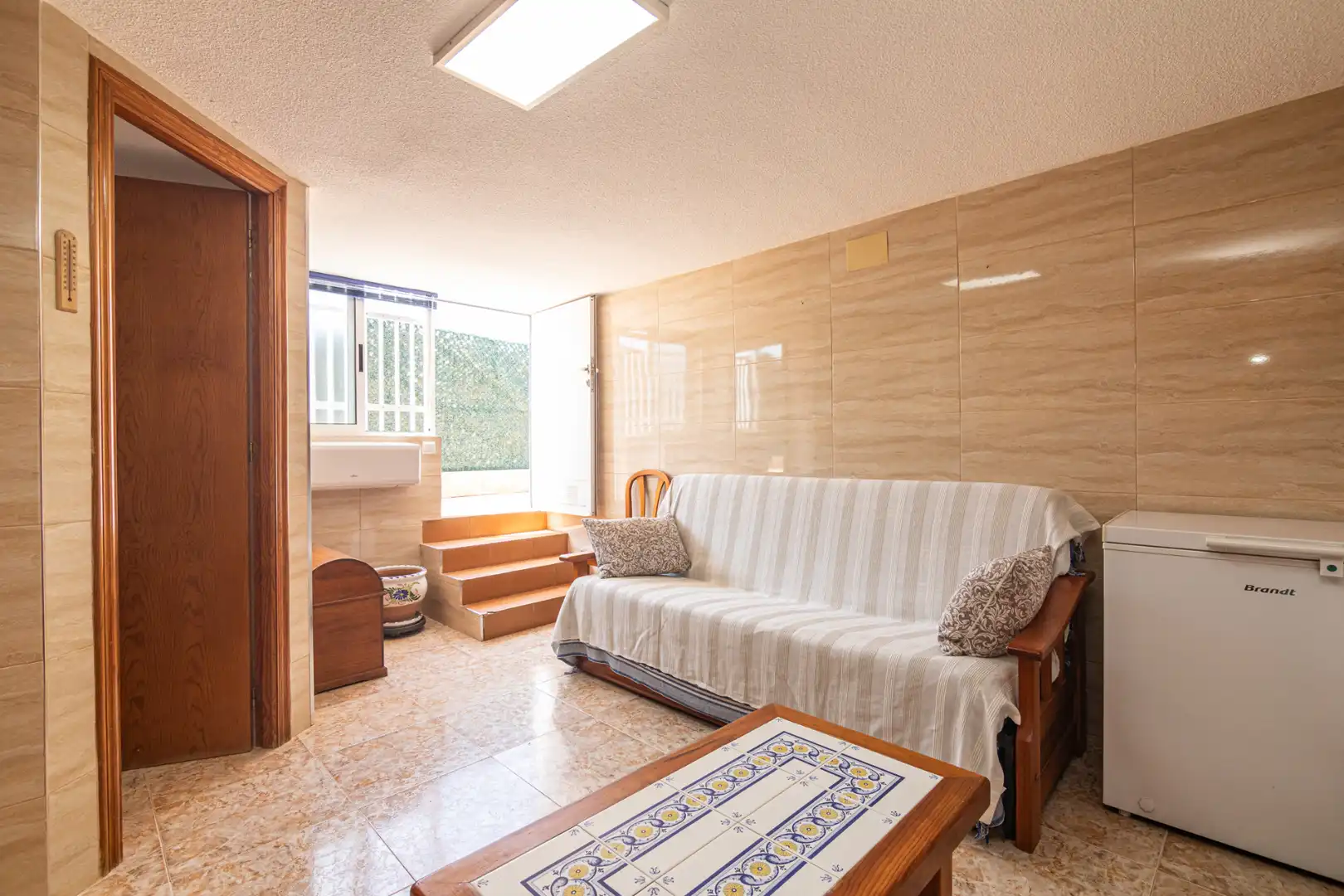 Sala de estar de Casa adosada en venta en Santa Pola con Aire acondicionado, Terraza y Amueblado