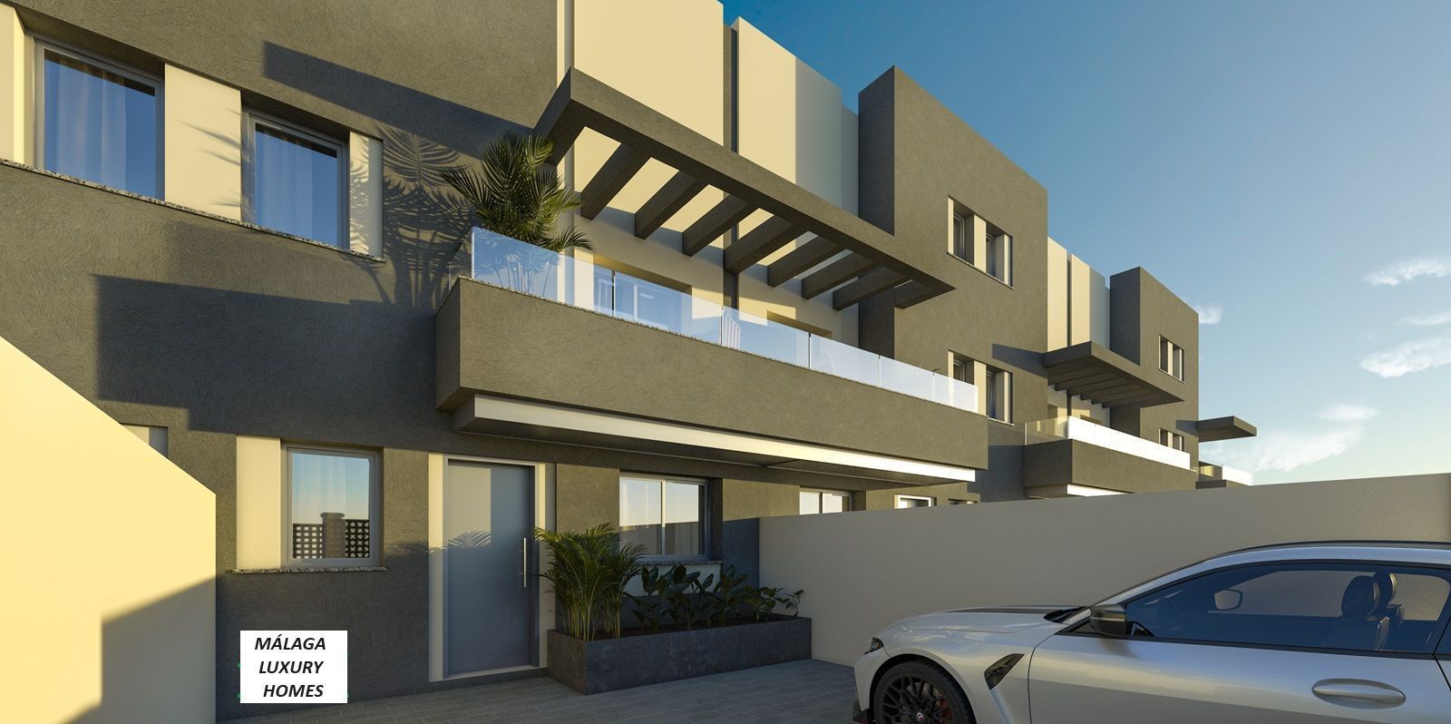 Exterior view of Single-family semi-detached for sale in Torrox  with Air Conditioner, Private garden and Swimming Pool