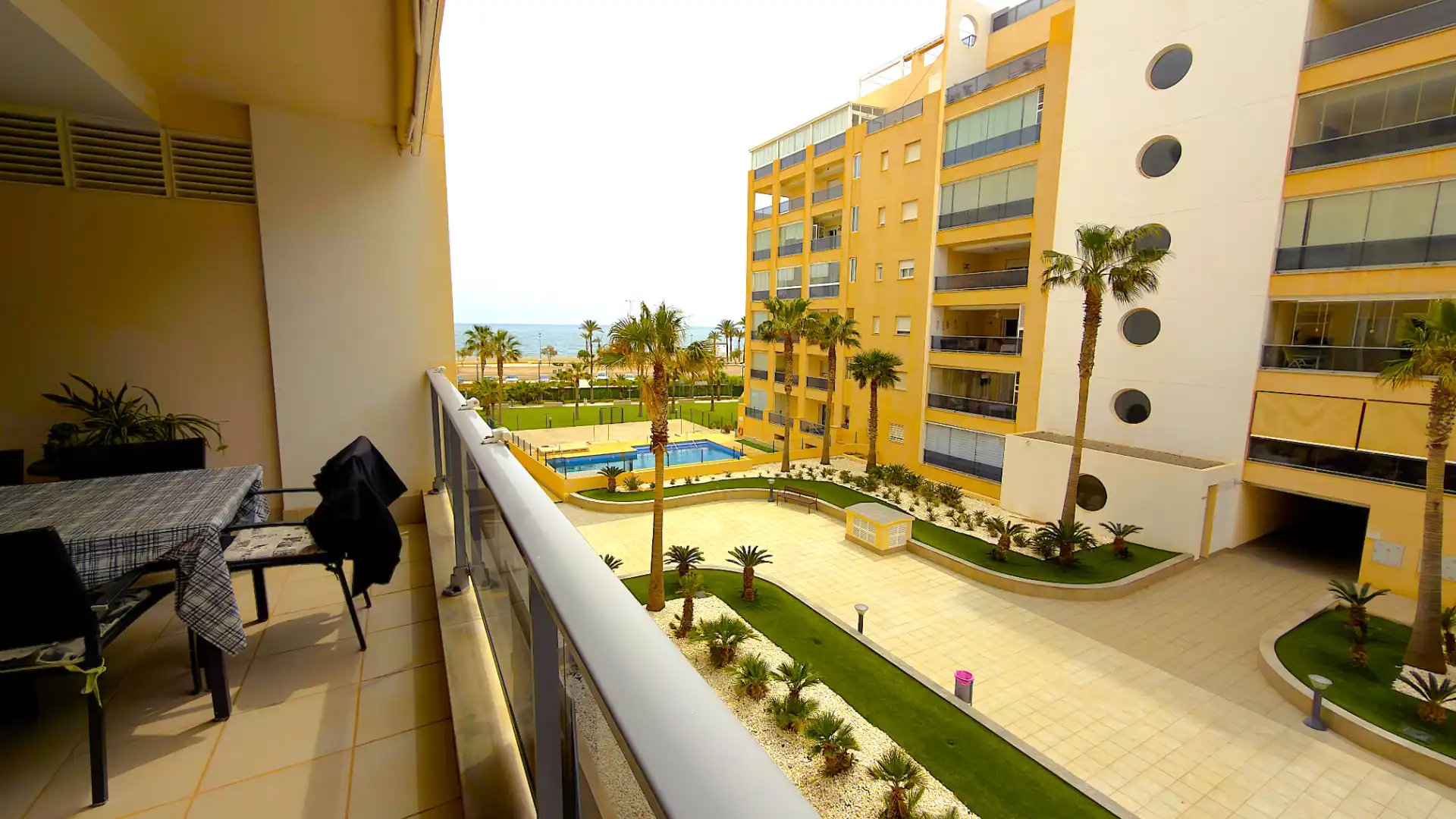Terrace of Flat for sale in Roquetas de Mar  with Air Conditioner, Heating and Terrace