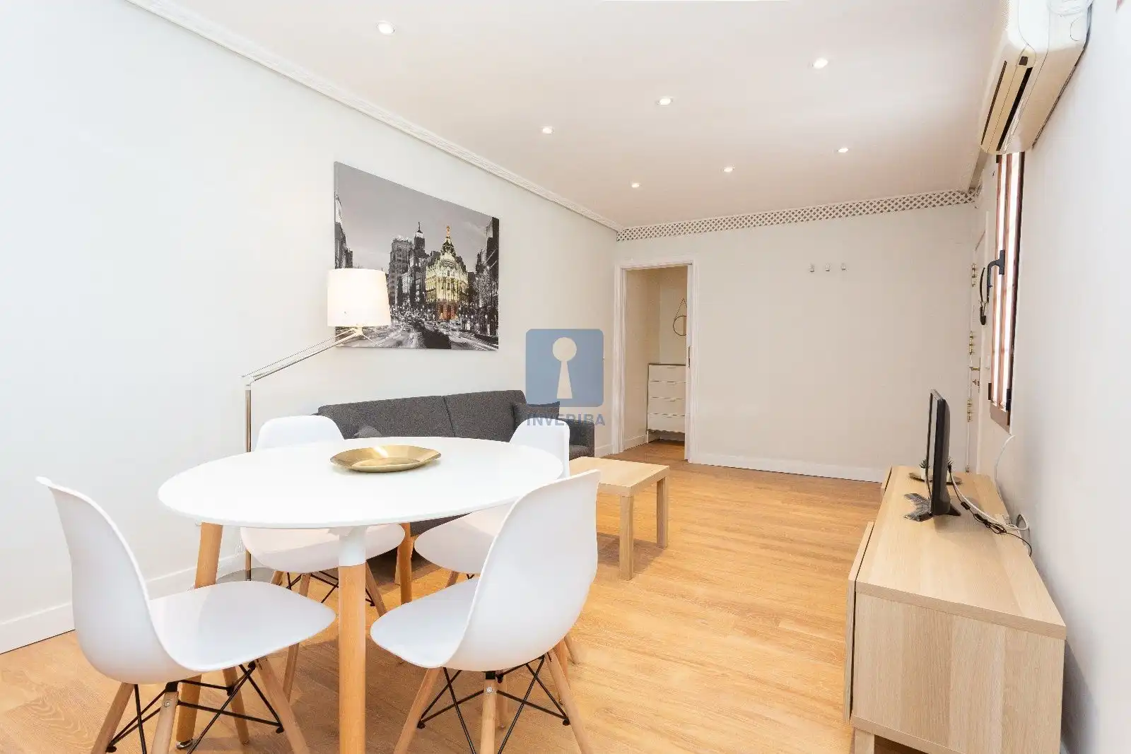 Esszimmer von Wohnung zur Miete in Madrid mit Klimaanlage, Heizung und Möbliert