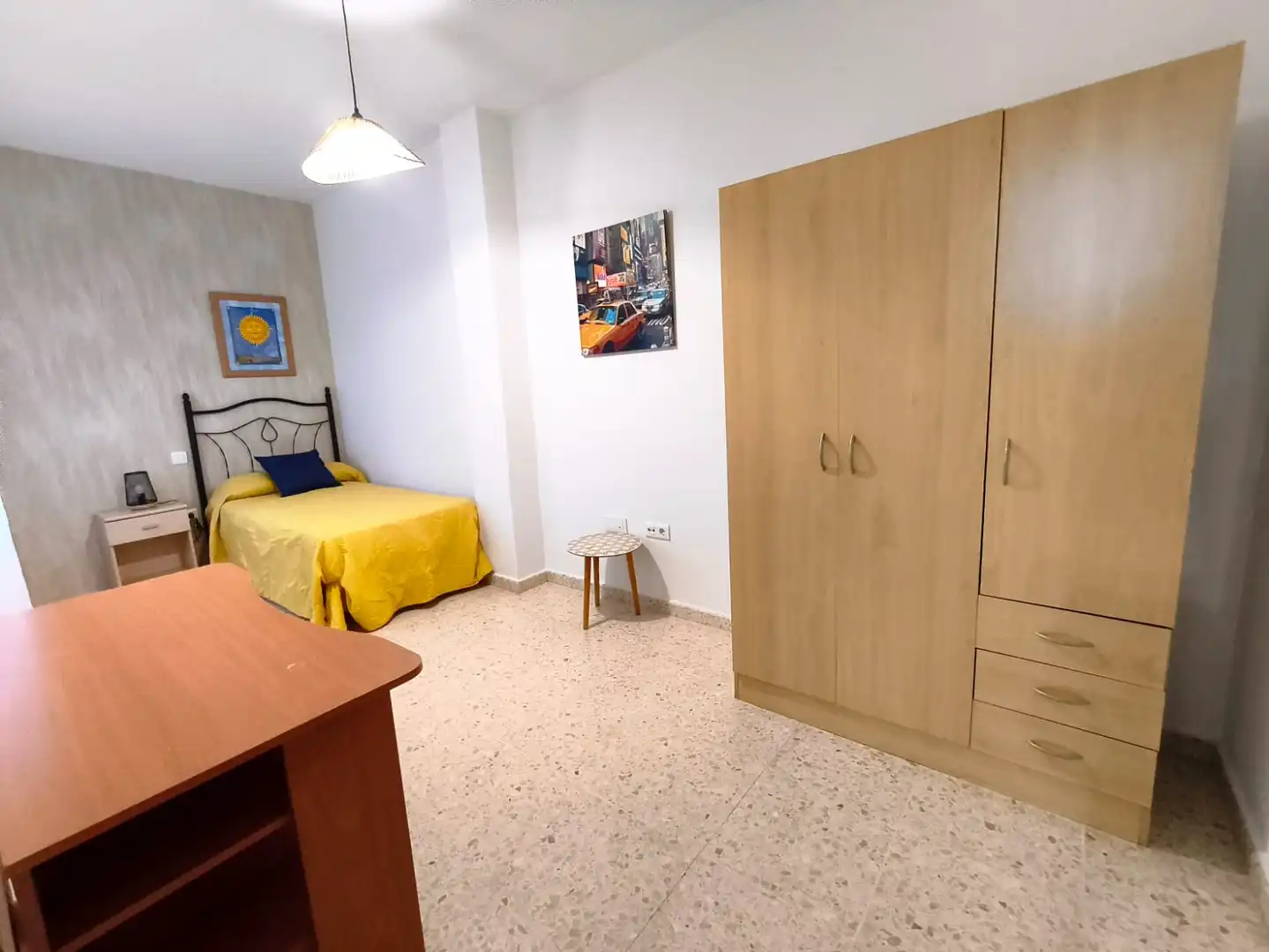 Bedroom of Flat for rent in Badajoz  with Air Conditioner, Furnished and Oven