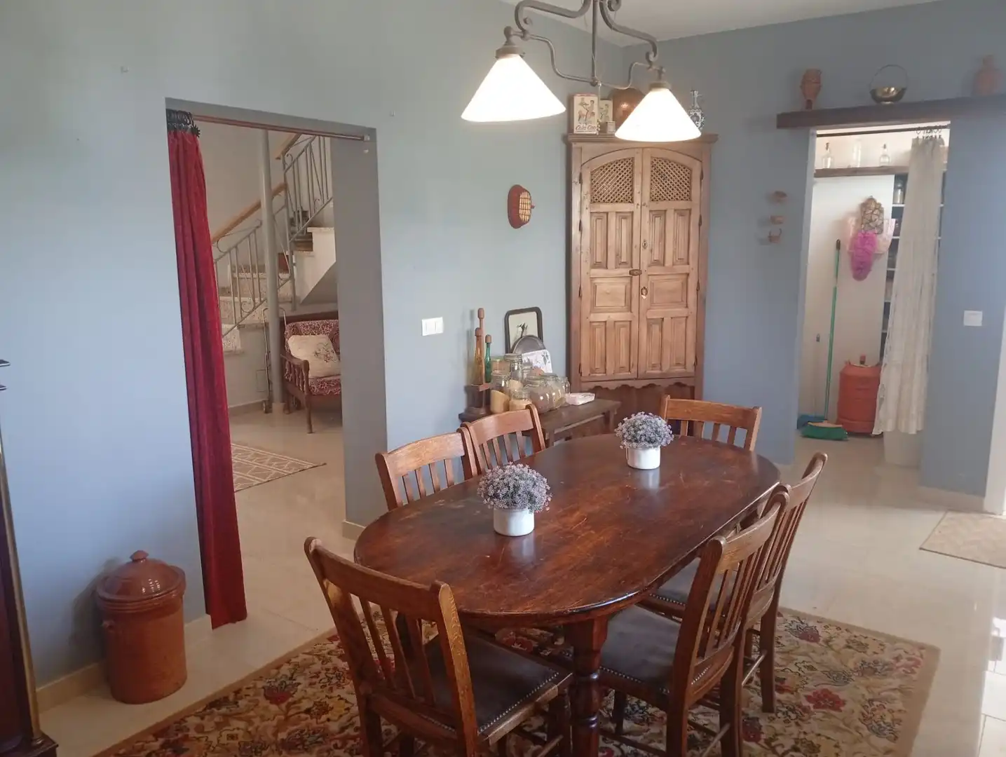 Comedor de Finca rústica en venta en Mollina con Aire acondicionado, Calefacción y Jardín privado