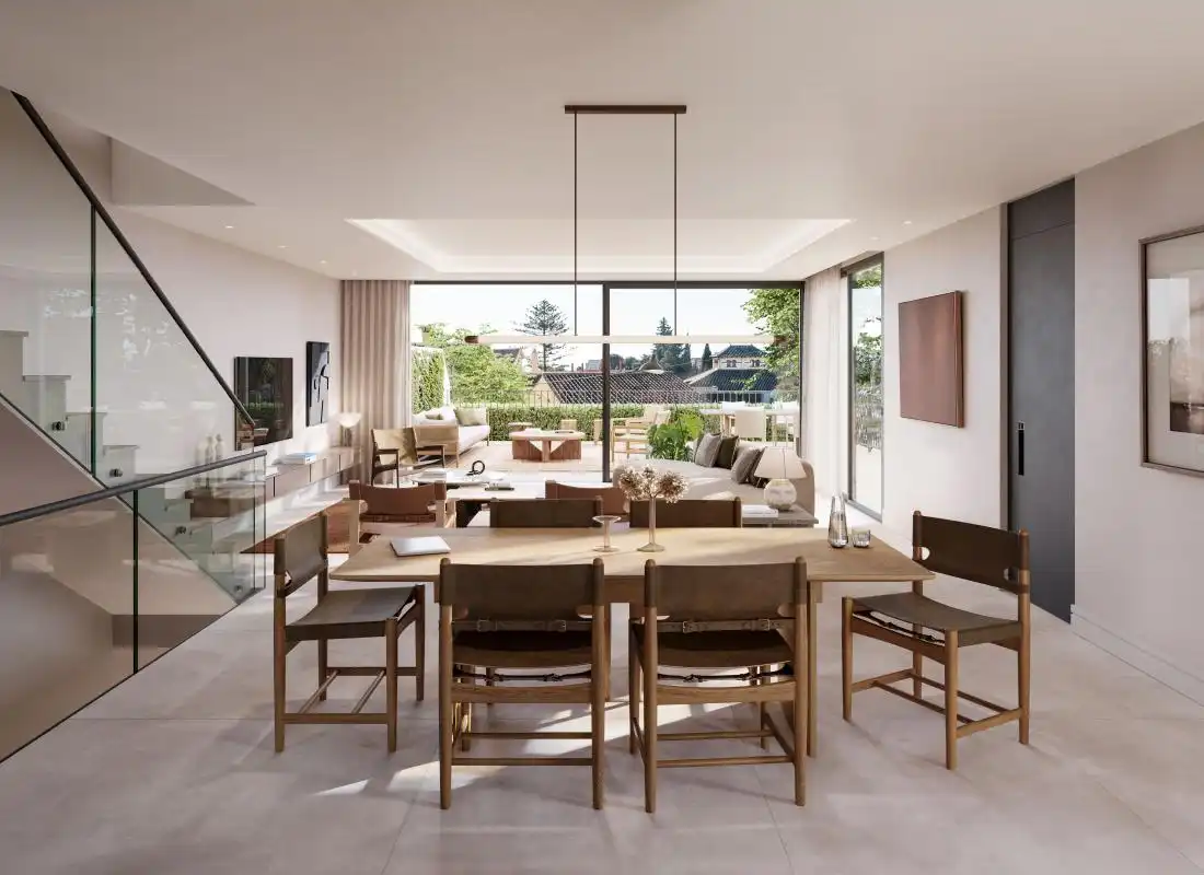 Dining room of Detached homes for sale in Málaga  with Air Conditioner, Terrace and Swimming Pool