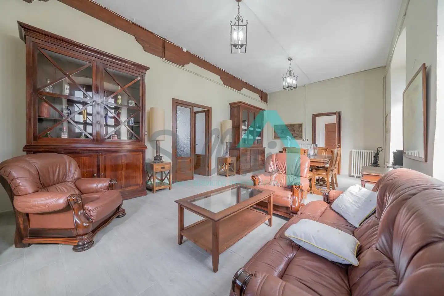 Living room of Houses for sale in Pravia  with Heating, Private garden and Parquet flooring