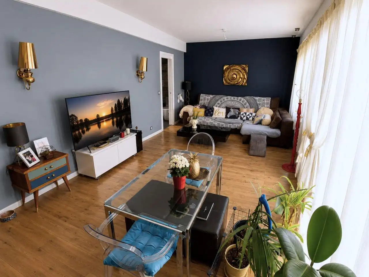 Sala de estar de Piso en venta en Madrid con Aire acondicionado y Terraza