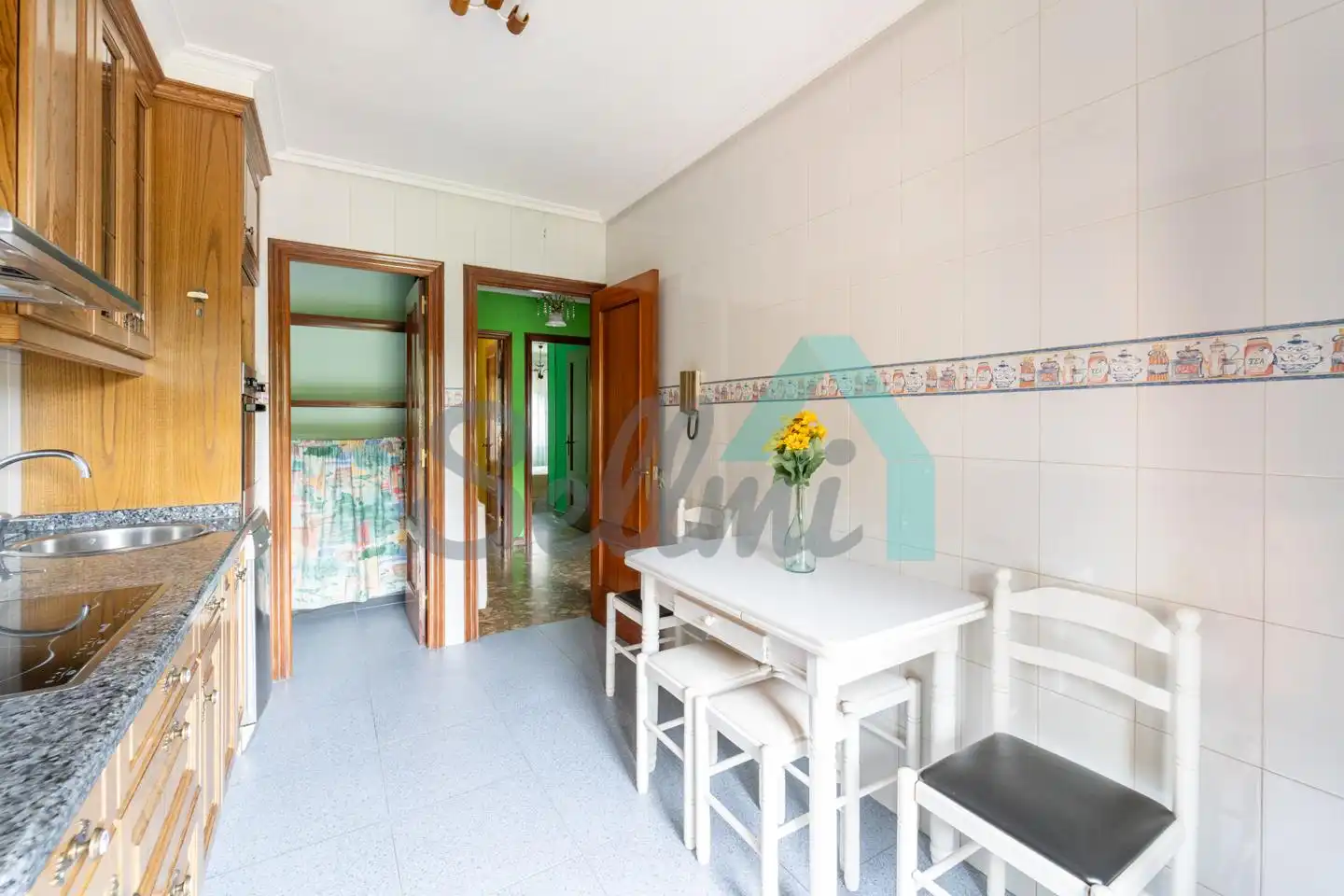 Kitchen of Flat for sale in Allande  with Heating, Terrace and Storage room